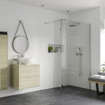 Elite Optional 300mm Wetroom Splash Panel - Chrome