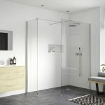 Elite 900mm Wetroom Side Panel & Arm - Chrome