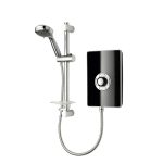 Triton Aspirante 8.5kW Contemporary Electric Shower - Black Gloss