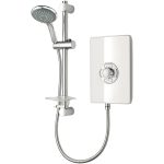 Triton Aspirante 8.5kW Contemporary Electric Shower - White Gloss