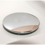 Low Profile Tray Waste & Cover - Chrome