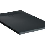 VitrA Leaf 1200mm x 750mm Rectangular Tray - Matt Anthracite