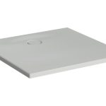 VitrA Leaf 900mm x 800mm Rectangular Tray - Matt Gray