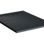 VitrA Leaf 1000mm x 800mm Rectangular Tray - Matt Anthracite