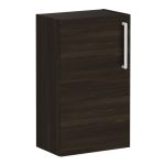VitrA Root Flat 40cm 1 Door Slim Lower/Base Unit (LH Hinge) - Walnut