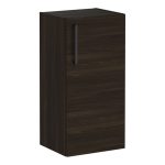 VitrA Root Flat 40cm 1 Door Lower/Base Unit (RH Hinge) - Walnut