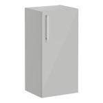 VitrA Root Flat 40cm 1 Door Lower/Base Unit (RH Hinge) - Shiny Pearl Grey