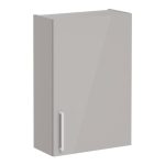 VitrA Root Flat 60cm 1 Door Upper/Wall Unit (RH Hinge) - Bright Sahara Beige