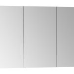 VitrA 1220x695mm Mirrored Cabinet - Brushed Chrome