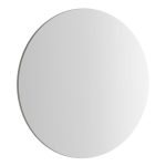 VitrA 595x595mm Round Mirror - Brushed Chrome