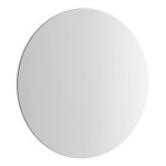 VitrA 795x795mm Round Mirror - Brushed Chrome