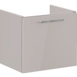VitrA Root Flat 60cm 1 Drawer Washbasin Unit - Bright Sahara Beige