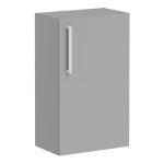 VitrA Root Flat 40cm 1 Door Slim Lower/Base Unit (RH Hinge) - Matt Rock Grey