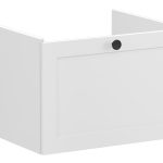 VitrA Root Classic 60cm 1 Drawer Washbasin Unit - Matt Light Grey