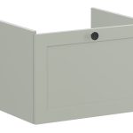 VitrA Root Classic 60cm 1 Drawer Washbasin Unit - Matt Retro Green