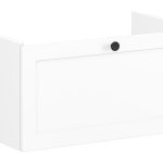 VitrA Root Classic 80cm 1 Drawer Washbasin Unit - Matt White