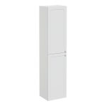 VitrA Root Classic 40cm 2 Door Tall Unit (LH Hinge) - Matt Light Grey