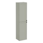 VitrA Root Classic 40cm 2 Door Tall Unit (LH Hinge) - Matt Retro Green