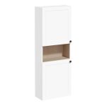 VitrA Root Classic 55cm 2 Door Semi-Tall Unit (LH Hinge) - Matt White