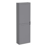 VitrA Root Classic 55cm 2 Door Slim Tall Unit (LH Hinge) - Matt Grey