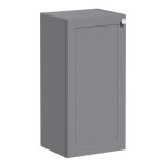 VitrA Root Classic 40cm 1 Door Lower/Base Unit (LH Hinge) - Matt Grey