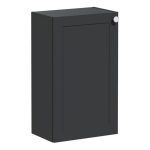 VitrA Root Classic 40cm 1 Door Slim Lower/Base Unit (LH Hinge) - Matt Graphite