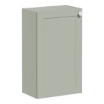 VitrA Root Classic 40cm 1 Door Slim Lower/Base Unit (LH Hinge) - Matt Retro Green