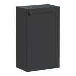 VitrA Root Classic 40cm 1 Door Slim Lower/Base Unit (RH Hinge) - Matt Graphite