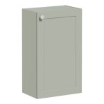 VitrA Root Classic 40cm 1 Door Slim Lower/Base Unit (RH Hinge) - Matt Retro Green