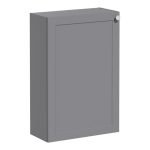 VitrA Root Classic 55cm 1 Door Slim Lower/Base Unit (LH Hinge) - Matt Grey