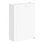 VitrA Root Classic 60cm 1 Door Upper/Wall Unit (LH Hinge) - Matt White