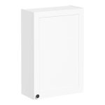 VitrA Root Classic 60cm 1 Door Upper/Wall Unit (RH Hinge) - Matt White