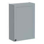 VitrA Root Classic 60cm 1 Door Upper/Wall Unit (RH Hinge) - Matt Fjord Green