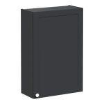 VitrA Root Classic 60cm 1 Door Upper/Wall Unit (RH Hinge) - Matt Graphite
