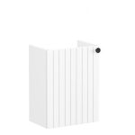 VitrA Root Groove 40cm 1 Door Wall Hung Slim Washbasin Unit (LH Hinge) - Matt White