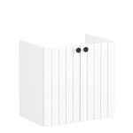 VitrA Root Groove 60cm 2 Door Wall Hung Slim Washbasin Unit - Matt White
