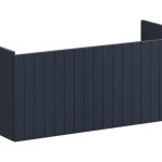 VitrA Root Groove 100cm 1 Drawer Washbasin Unit - Matt Dark Blue