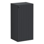 VitrA Root Groove 40cm 1 Door Lower/Base Unit (RH Hinge) - Matt Graphite