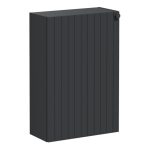 VitrA Root Groove 55cm 1 Door Slim Lower/Base Unit (LH Hinge) - Matt Graphite