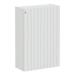 VitrA Root Groove 55cm 1 Door Slim Lower/Base Unit (RH Hinge) - Matt Light Grey