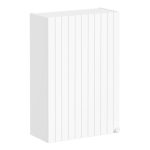 VitrA Root Groove 60cm 1 Door Upper/Wall Unit (LH Hinge) - Matt White