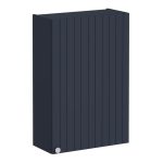 VitrA Root Groove 60cm 1 Door Upper/Wall Unit (RH Hinge) - Matt Dark Blue