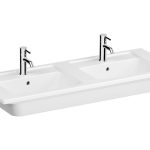 VitrA Integra 1200x470mm 2TH Vanity Basin w/Overflow - White