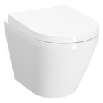 VitrA Integra Rimless Short Projection Wall Hung Pan Only - White