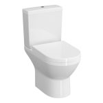 VitrA Integra Rimless Open Back Close Coupled Pan Only - White