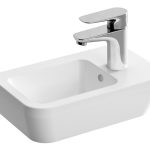VitrA Integra 370x220mm 1TH Compact Basin (No Overflow) (RH) - White
