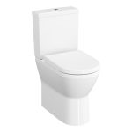 VitrA Integra Rimless Comfort Height Fully Shrouded Close Coupled Pan Only - White