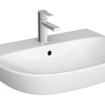 VitrA Zentrum 645x480mm 1TH Basin w/Overflow - White
