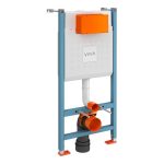 VitrA V-Fix Core WH 12cm 3/6L WC Frame & Cistern
