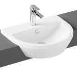 VitrA Integra 550x455mm 1TH Semi Recessed Basin - White